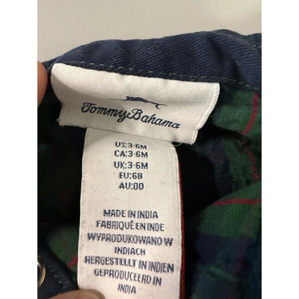 Tommy Bahama Ben Sherman Childrens Place Plaid Bodysuit Bundle 3-6M 3pc Set